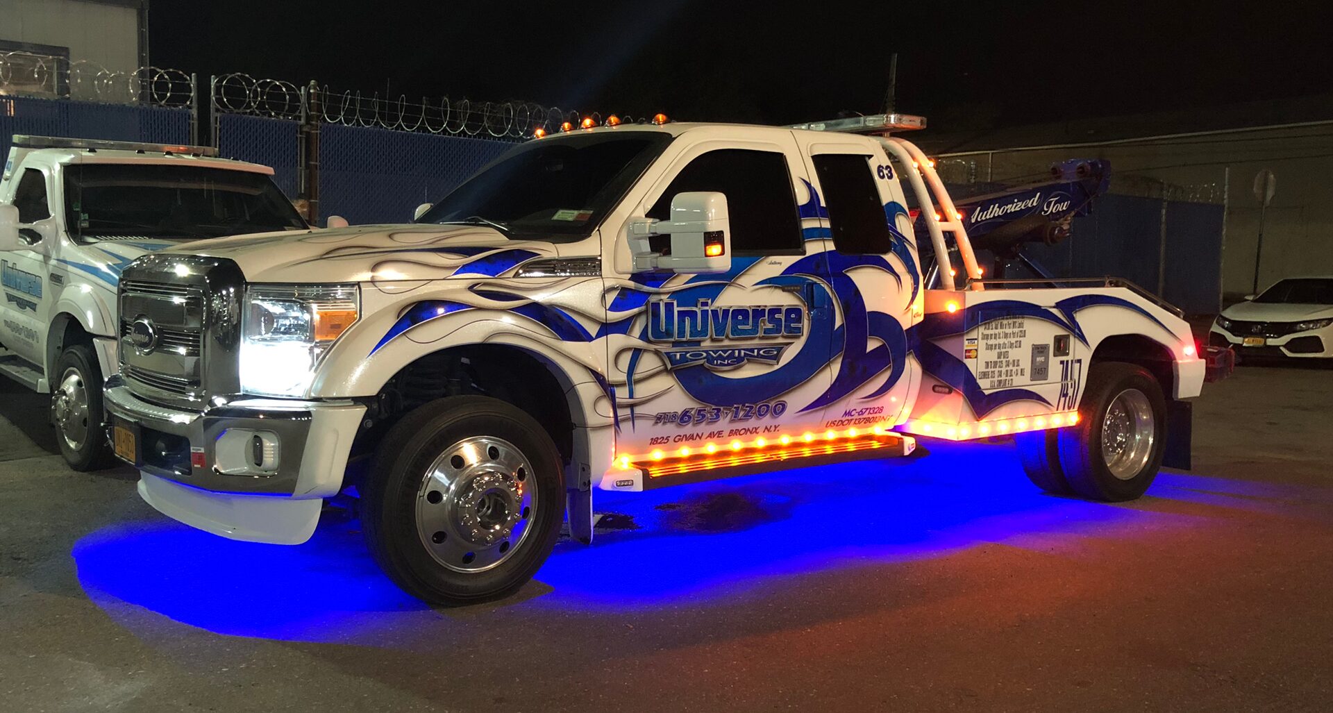 Universe Towing heavy duty tow truck serving the Bronx and New York City